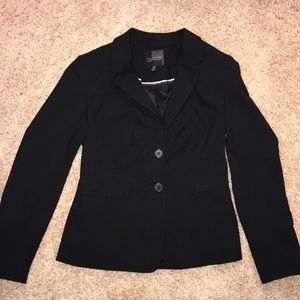 The Limited brand, black jacket, petite 0